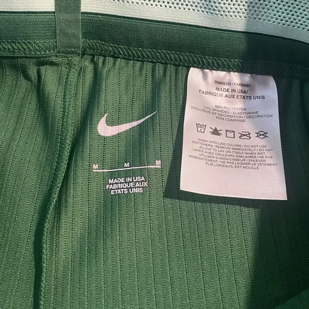 Nike Pro Elite 3/4 Running Green Pants Aeroswift USA DX9076-000 Womens size M - Picture 7 of 8